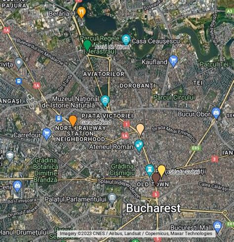 google maps romania bucharest